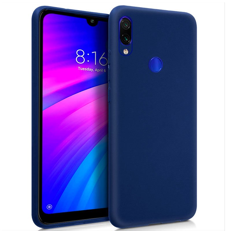 Capa Silicone para Xiaomi Redmi 7 (Azul)