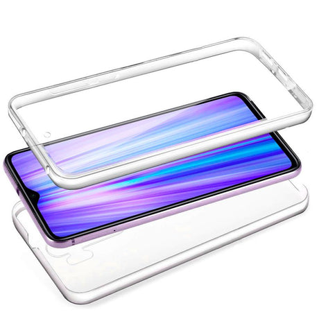 Capa silicone Xiaomi Redmi Note 8 Pro 3D (frente e verso transparentes)