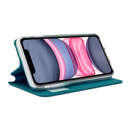 Capa Flip Cover Liso Celeste iPhone 11