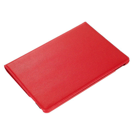 Capa IPad (2019) Case 10.2 em Couro sintético giratório vermelho