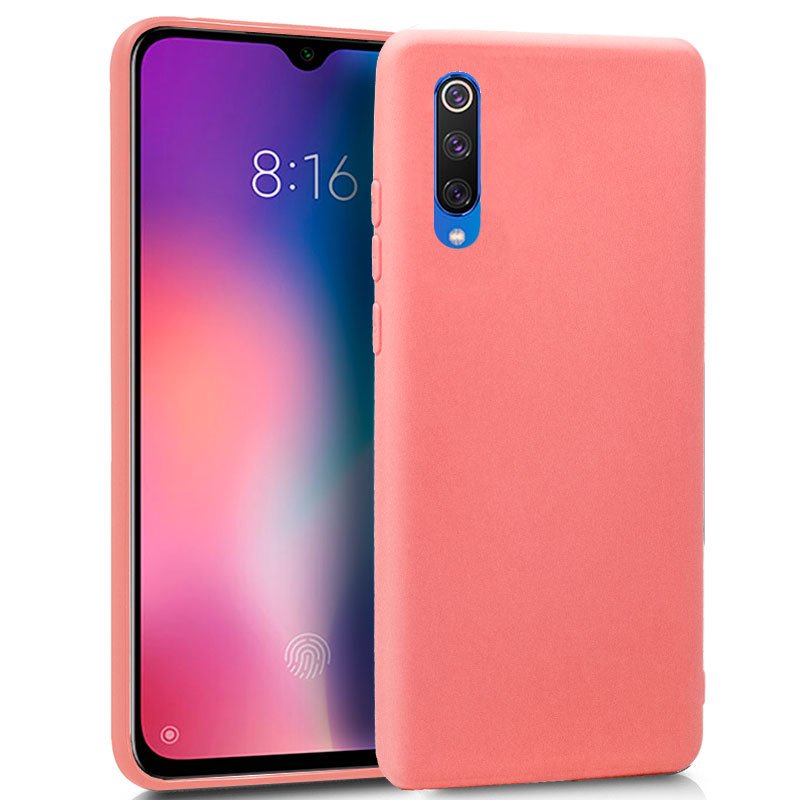 Capa silicone para Xiaomi Mi 9 SE (rosa)