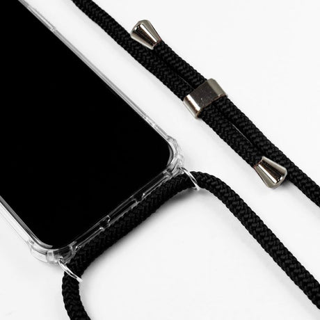 Capa Huawei Y5 2019 Anti Choque Preto com Cordão