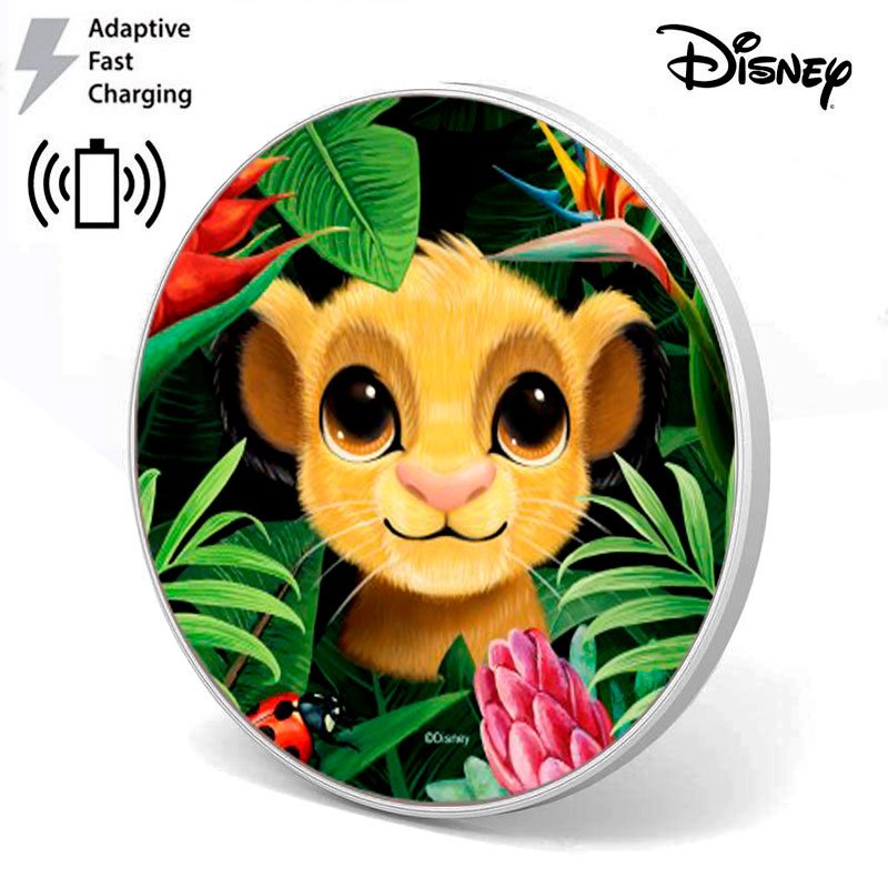 Carregador Dock Qi Wireless Disney Simba (Quick Charge)