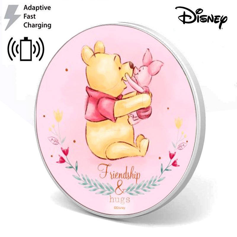 Carregador Dock Qi Wireless Disney Winnie (Quick Charge)