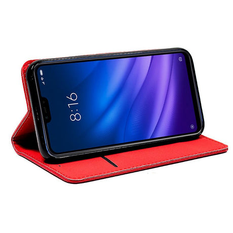 Capa Flip Xiaomi Mi 8 Lite Plain Red