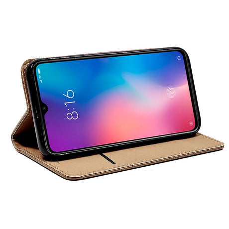 Capa Flip Xiaomi Mi 9 Plain Bege