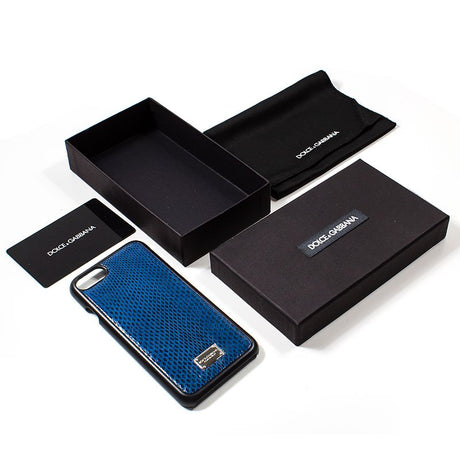 Capa para iPhone 7/8 / SE (2020) Dolce Gabbana Snake Blue