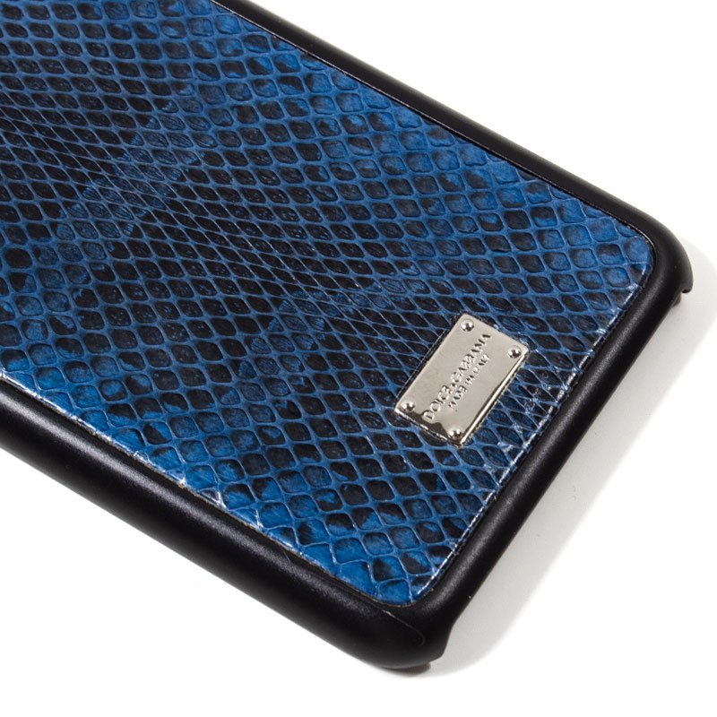 Capa para iPhone 7/8 / SE (2020) Dolce Gabbana Snake Blue