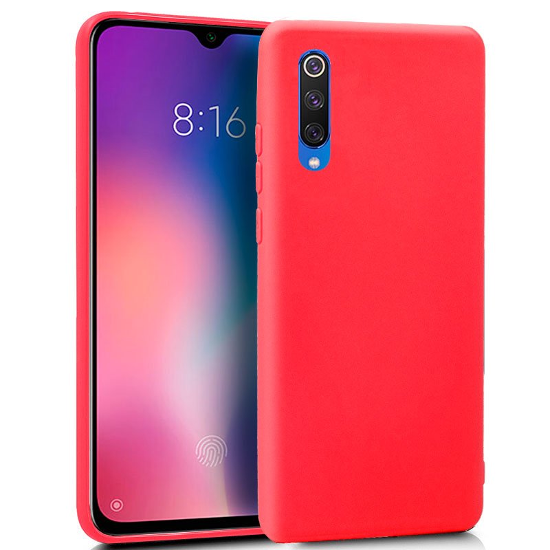 Capa silicone para Xiaomi Mi 9 SE (vermelho)