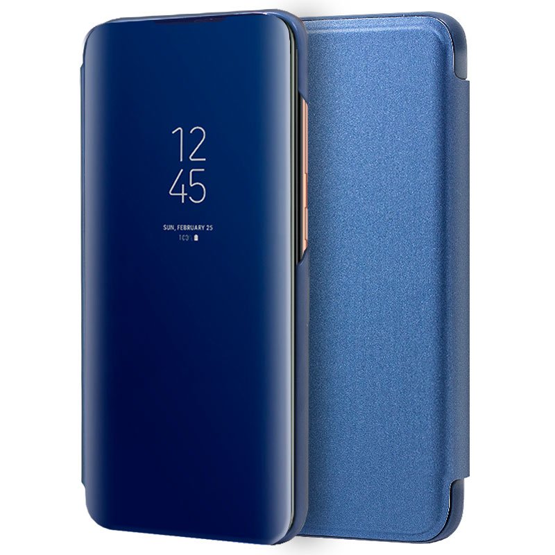 Capa Samsung Galaxy A70  Clear View Azul