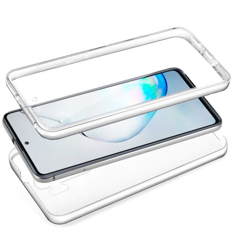 Capa silicone 3D para Samsung N770 Galaxy Note 10 Lite (frente e verso transparentes)