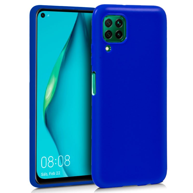 Capa Silicone para Huawei P40 Lite (Azul)