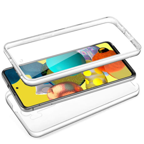 Capa silicone 3D Samsung A515 Galaxy A51 5G (frente e verso transparentes)