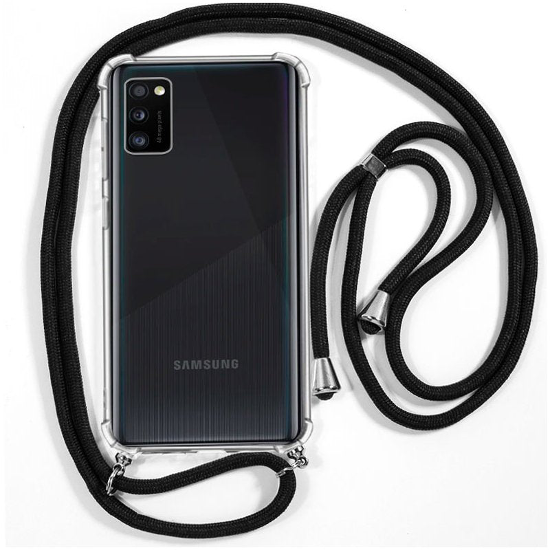 Capa para Samsung Galaxy A41  Cordão Transparente