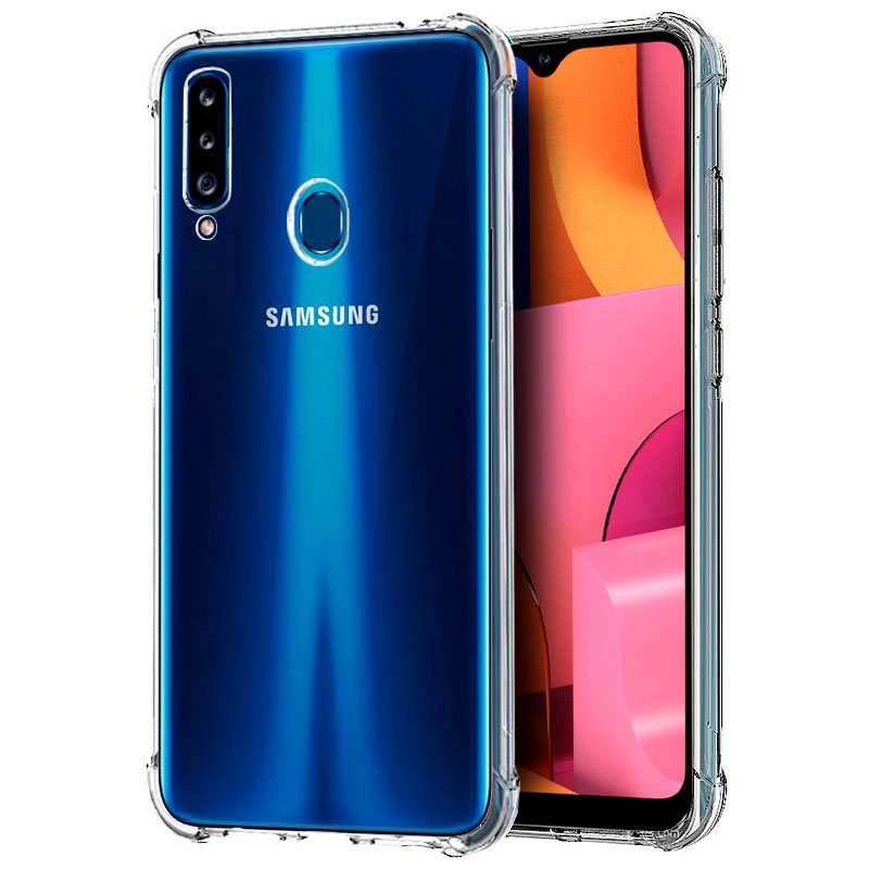 Capa para Samsung Galaxy A20s  AntiShock Transparente