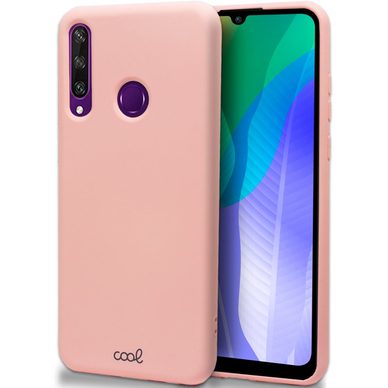 Capa  em Silicone Rosa para Huawei Y6p [Acessório Informática e Tel,]