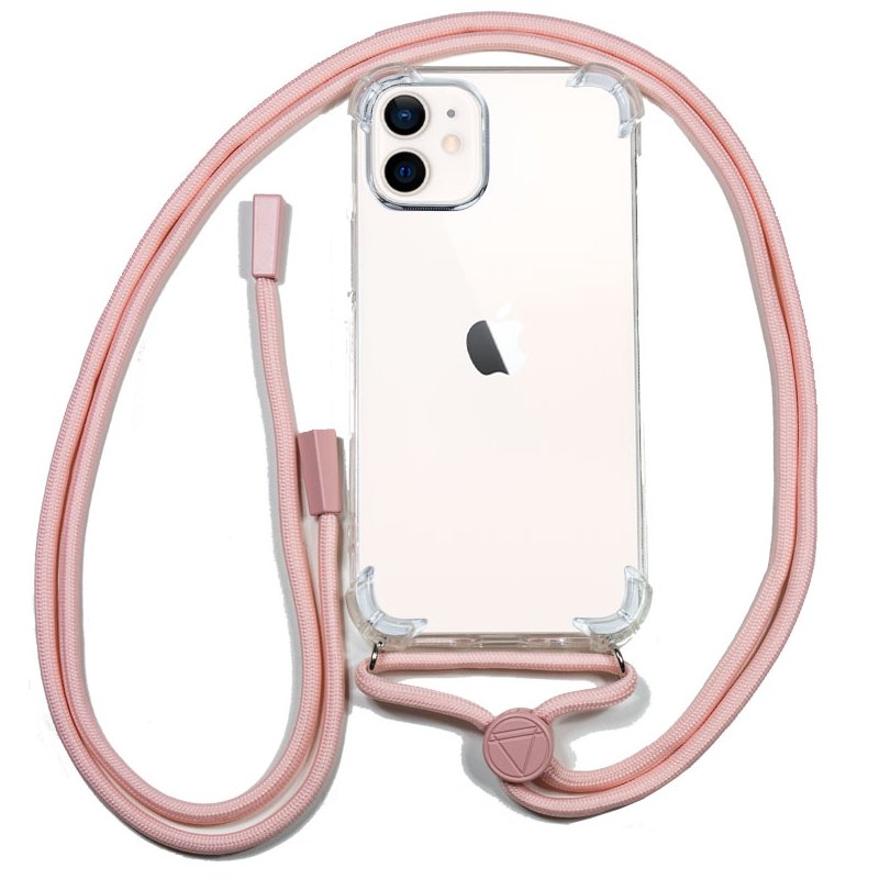 Capa iPhone 12 Mini  Cordel Rosa