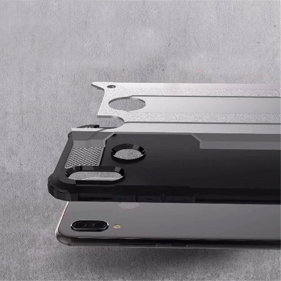 Capa Hybrid Armor Capa resistente e resistente para Huawei P20 Lite preta