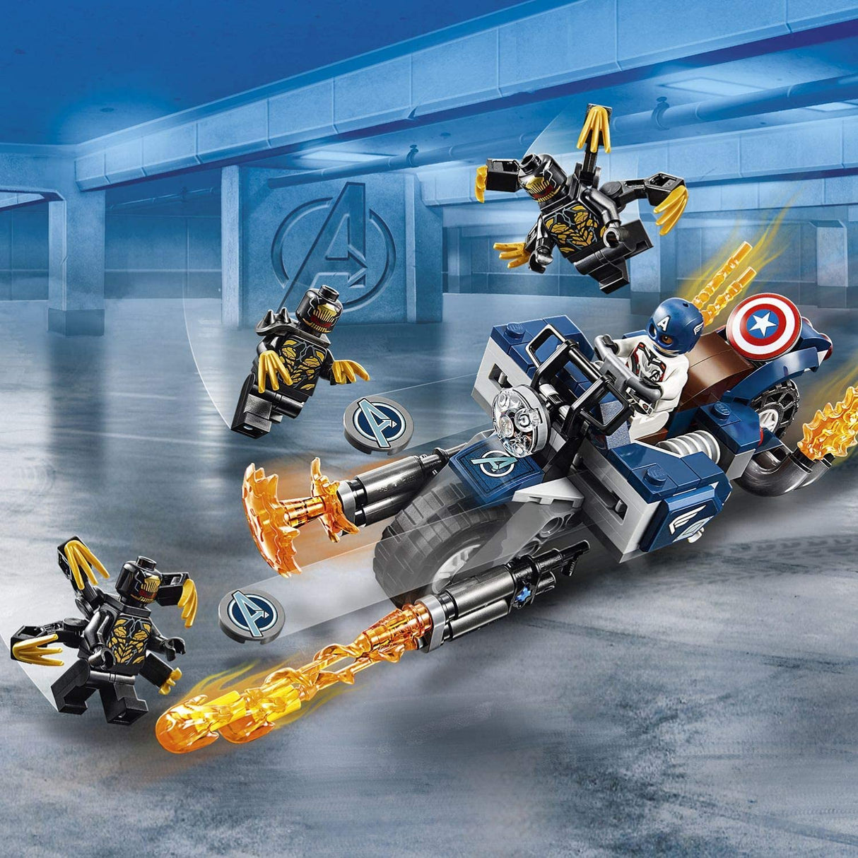 Lego Marvel 76123 Captain America: Ataque de Outriders