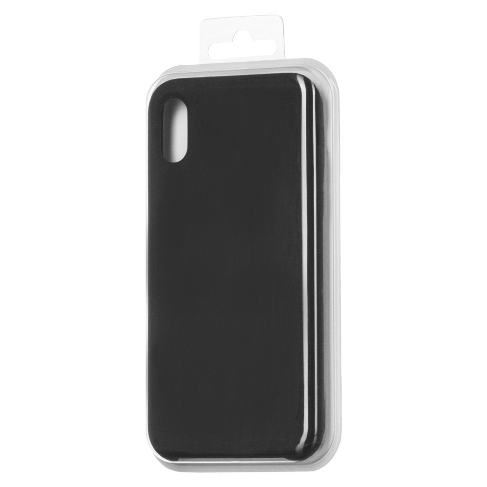 Capa de silicone com capa de borracha flexível macia para iPhone SE 2020  -  iPhone 8  -  iPhone 7 preto