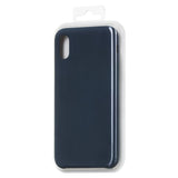 Capa de silicone com capa de borracha flexível macia para iPhone SE 2020  -  iPhone 8  -  iPhone 7 azul escuro