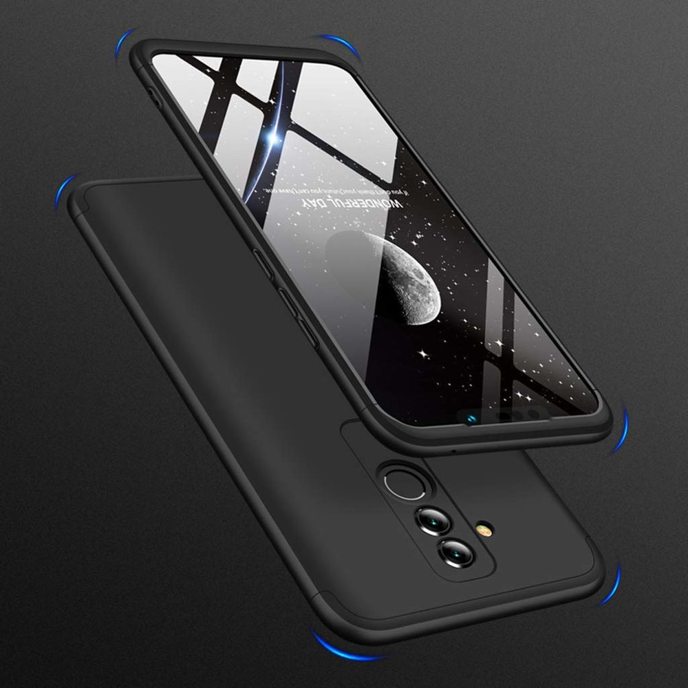 Capa de proteção GKK 360 frontal e traseira capa completa Huawei Mate 20 Lite preto