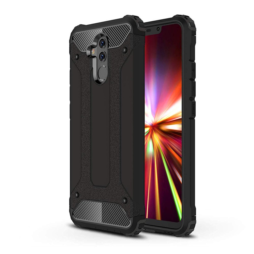 Capa Hybrid Armor Capa resistente para Huawei Mate 20 Lite preta