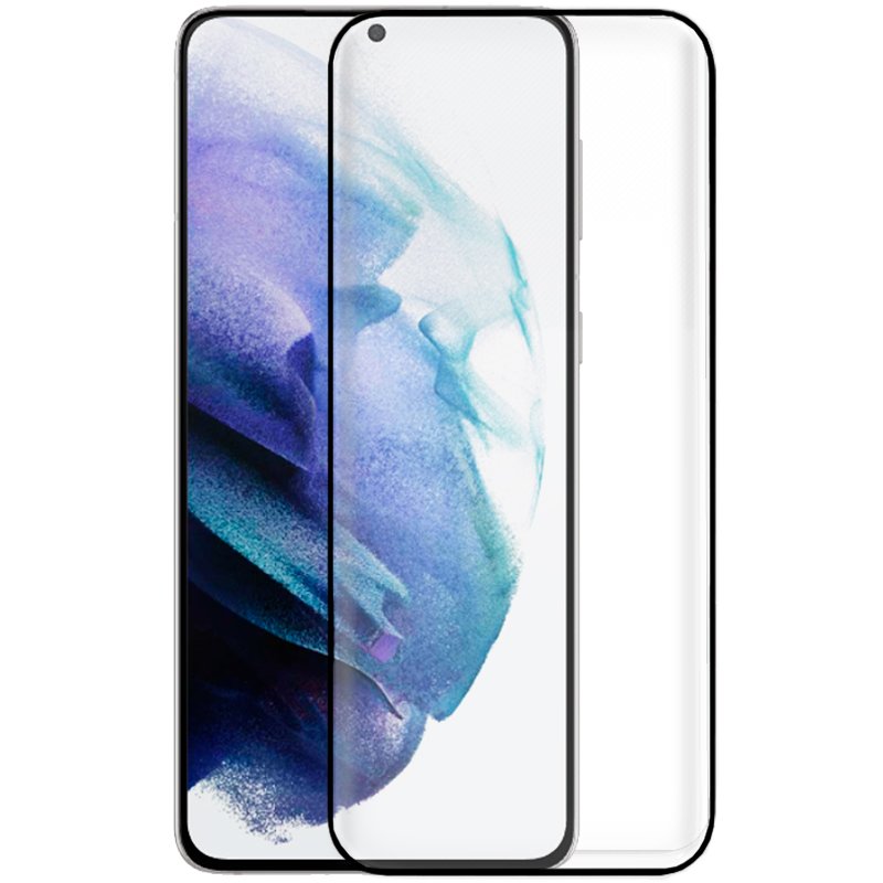 Película de Vidro Temperado para Samsung Galaxy S21 Plus  Full 3D Transparente