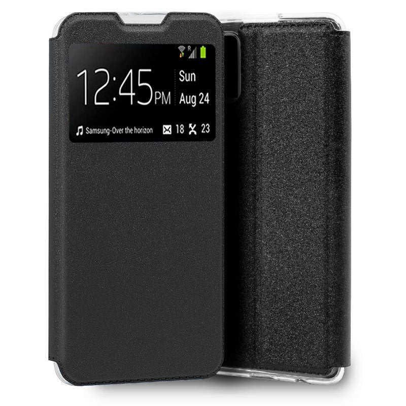 Capa Flip Cover para Vivo Y21 / Y21s / Y33s Liso Preto