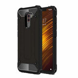 Capa de armadura híbrida resistente para Xiaomi Pocophone F1 preto