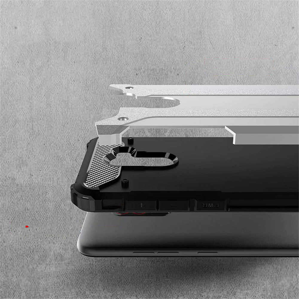 Capa de armadura híbrida resistente para Xiaomi Pocophone F1 preto