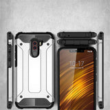 Capa de armadura híbrida resistente para Xiaomi Pocophone F1 preto