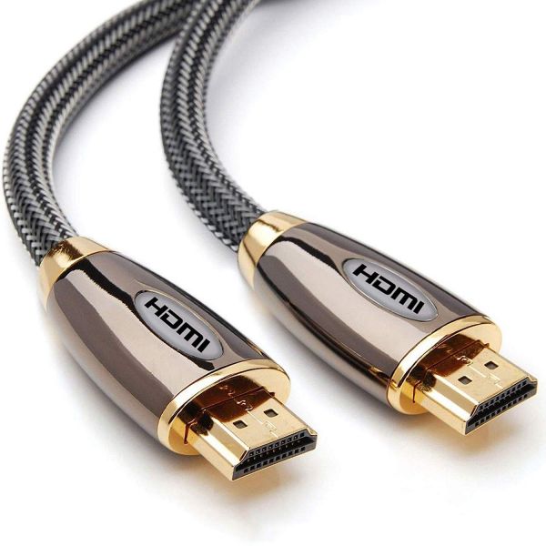 Cabo HDMI 5m 4K  alta velocidade 2.0  18Gbps Ethernet ARC trançado Nylon - Multi4you®