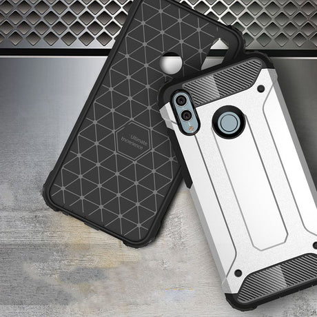 Capa Hybrid Armor Capa resistente e resistente para Huawei P Smart 2019 preta