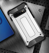 Capa Hybrid Armor Capa resistente e resistente para Samsung Galaxy S10 preta