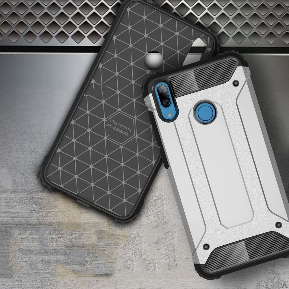 Capa Hybrid Armor Capa resistente e resistente para Huawei Y6 2019  -  Huawei Y6s 2019 preta