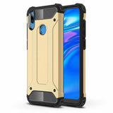 Capa Hybrid Armor Capa resistente e resistente para Huawei Y7 2019  -  Y7 Prime 2019 dourado