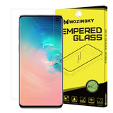 Filme protetor de tela Wozinsky 3D totalmente coberto para Samsung Galaxy S10 (compatível com sensor de impressão digital no display)