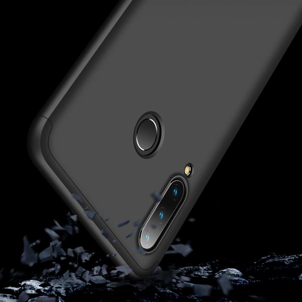 GKK 360 Capa de proteção frontal e traseira capa completa Huawei P30 Lite preto