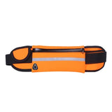 Ultimate Running Belt com porta-garrafa e saída para fone de ouvido laranja