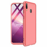 Capa de proteção GKK 360 frontal e traseira capa completa para Samsung Galaxy A40 rosa