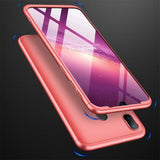 Capa de proteção GKK 360 frontal e traseira capa completa para Samsung Galaxy A40 rosa