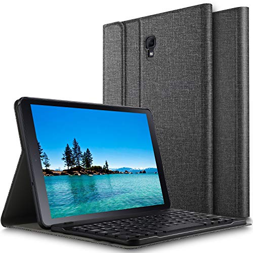 Capa Flip com Teclado Bluetooth Destacável para Samsung Galaxy Tab A 10.5 T590 / T595 Cinzento  Multi4you®