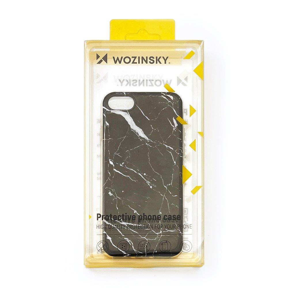 Capa de capa Wozinsky Marble TPU para iPhone XS  -  iPhone X branca