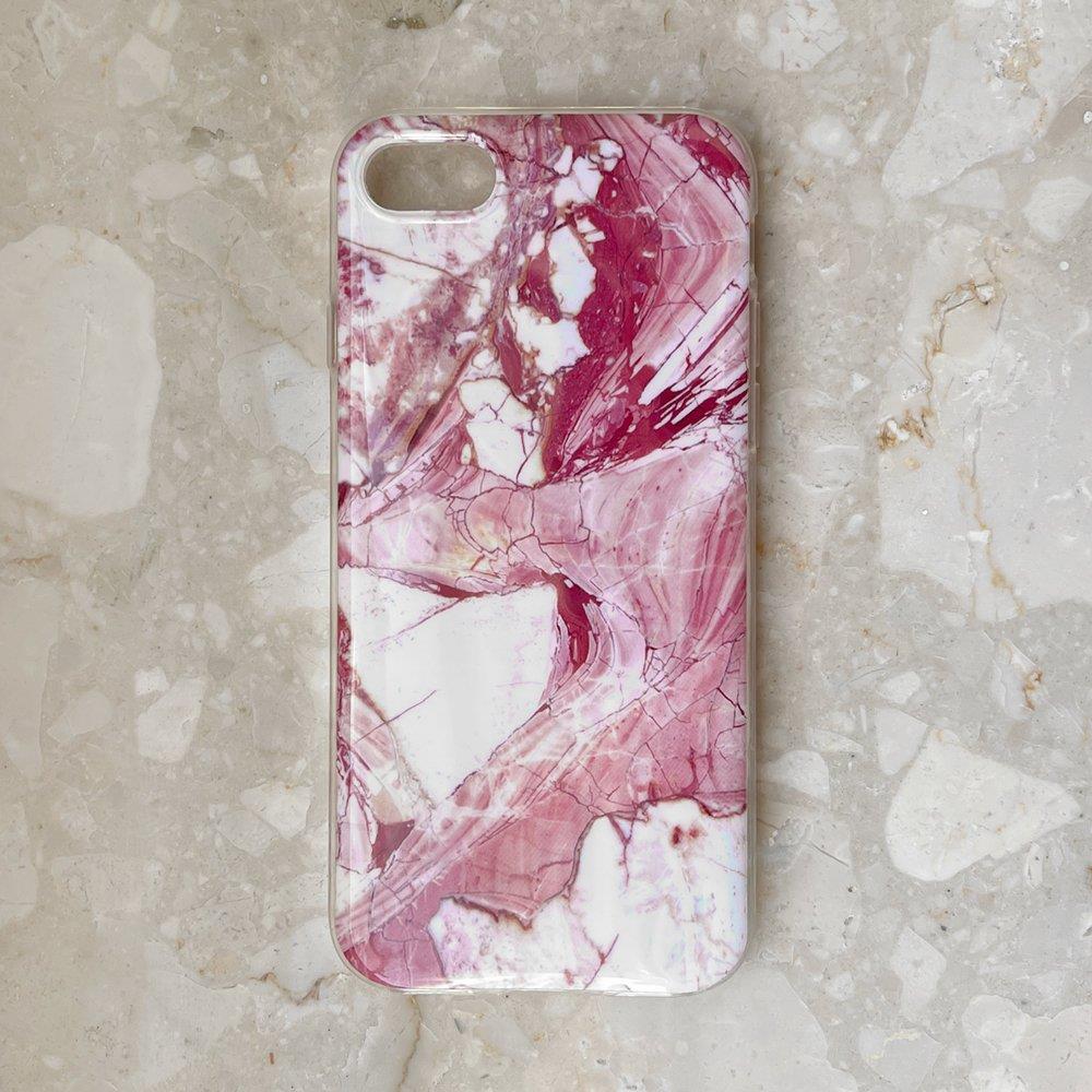 Capa de capa Wozinsky Marble TPU para iPhone XS  -  iPhone X branca