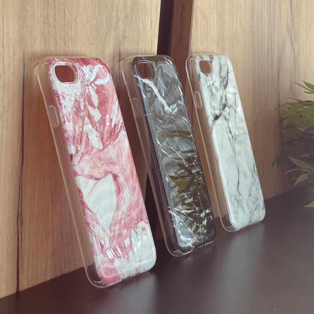 Capa de capa Wozinsky Marble TPU para iPhone XS  -  iPhone X branca