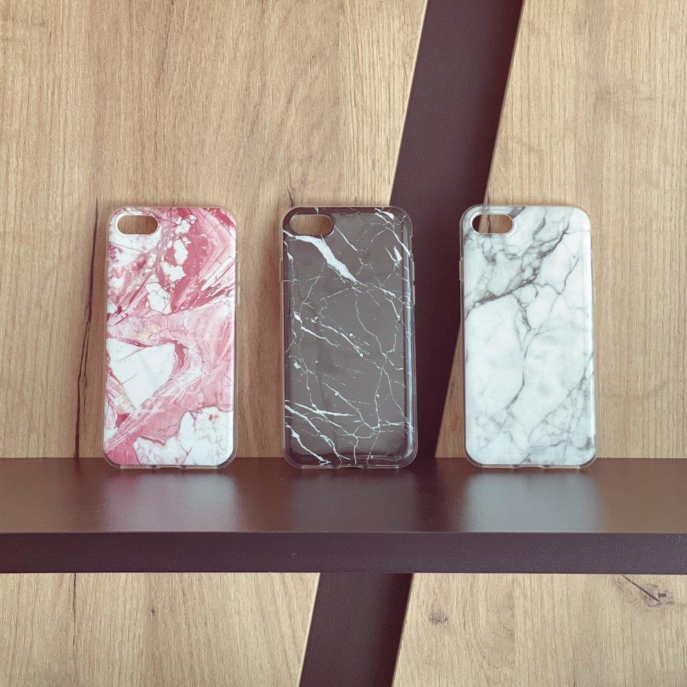 Capa de capa Wozinsky Marble TPU para Samsung Galaxy A70 rosa