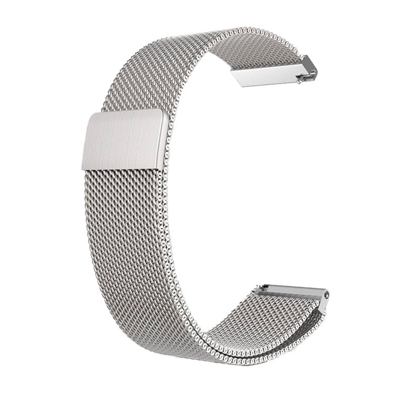 Pulseira Universal 20mm Amazfit Bip / Gts / Bip Lite / Huawei / Samsung / Oslo Metal Silver - Amazfit - OKPT15445