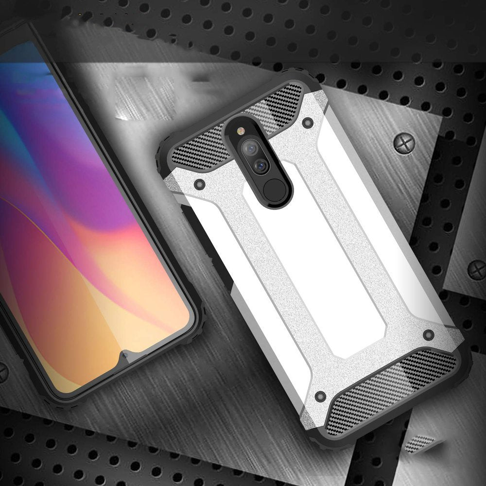 Capa de armadura híbrida capa resistente e resistente para Xiaomi Redmi 8 preta