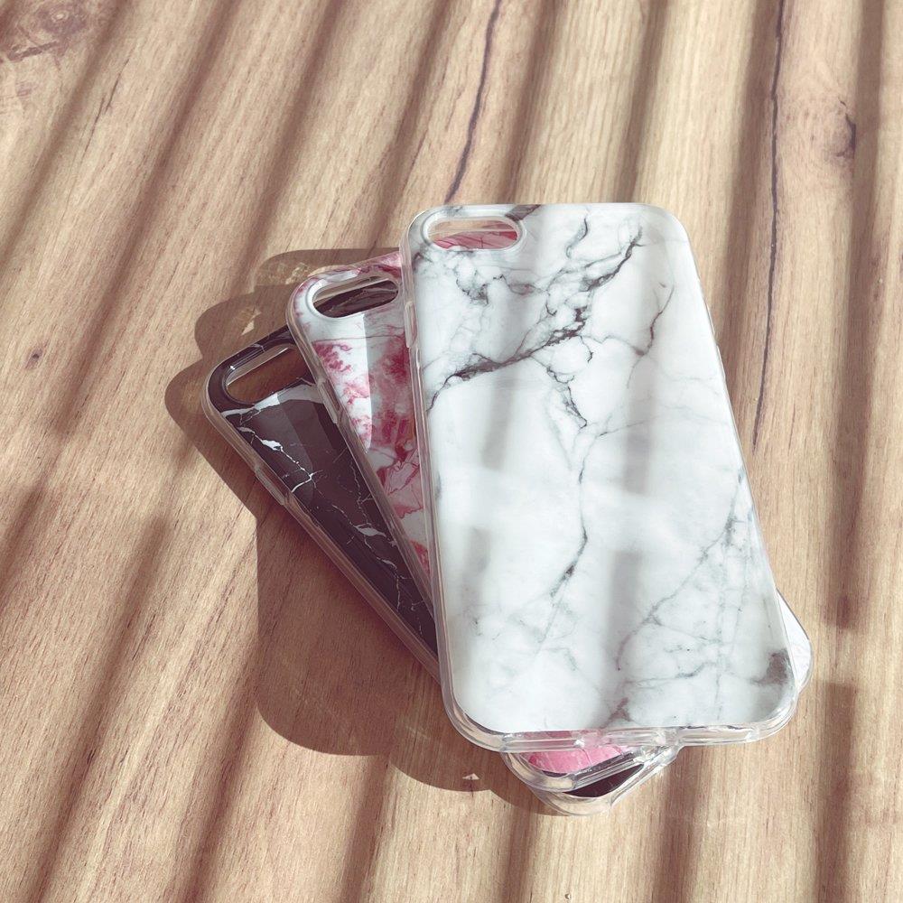 Capa de capa Wozinsky Marble TPU para iPhone 11 branca